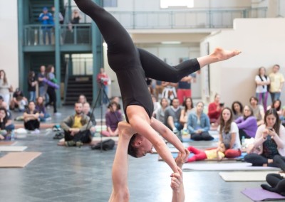 AcroYoga, com Marilice e Lalan